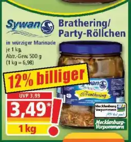 Norma Sywan Brathering/Party-Röllchen Angebot