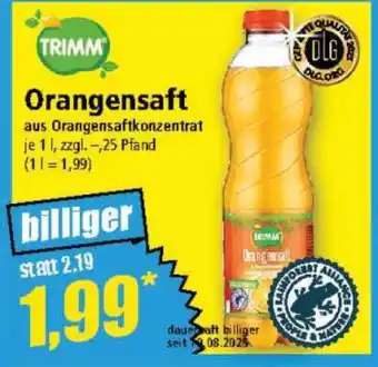 Norma Orangensaft Angebot