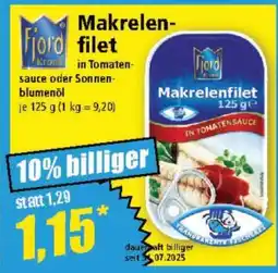 Norma Makrelenfilet Angebot