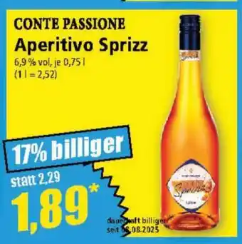 Norma CONTE PASSIONE Aperitivo Sprizz Angebot