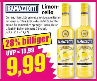 Norma Ramazzotti Limoncello Angebot