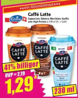 Norma Caffè Latte Angebot