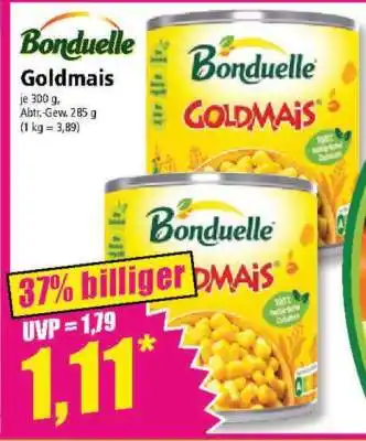 Norma Bonduelle Goldmais Angebot
