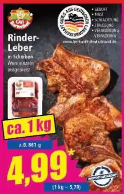 Norma Rinder-Leber Angebot