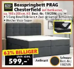Norma Boxspringbett PRAG Chesterfield mit Bettkasten Angebot