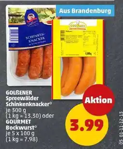 PENNY GOURMET Bockwurst Angebot