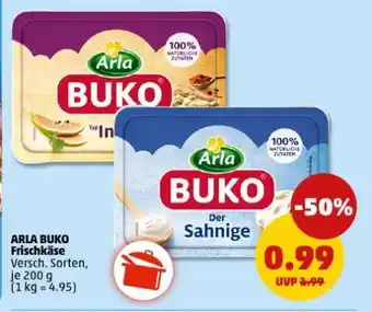 PENNY ARLA Buko-Frischkäse Angebot