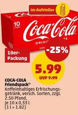 PENNY Coca-Cola Friendspack Angebot