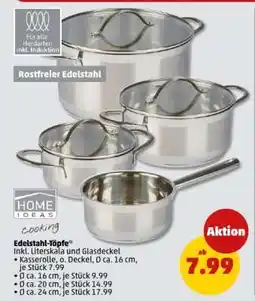 PENNY Edelstahl-Töpfe Angebot