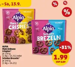 PENNY Alpia Schoko- Brezeln Angebot