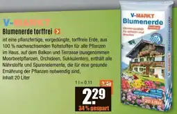 V Baumarkt V-MARK Blumenerde torffrei Angebot
