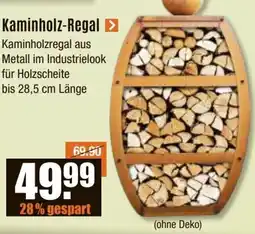 V Baumarkt Kaminholz-Regal Angebot