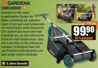 V Baumarkt GARDENA Laubsammler Angebot