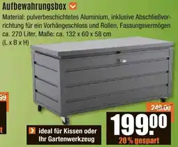 V Baumarkt Aufbewahrungsbox Angebot