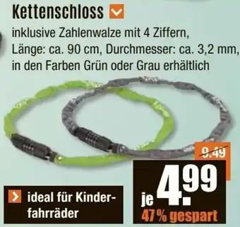 V Baumarkt Kettenschloss Angebot