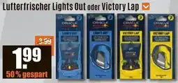 V Baumarkt Lufterfrischer Lights Out oder Victory Lap Angebot