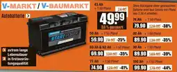 V Baumarkt Autobatterie Angebot