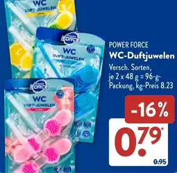 Aldi Süd POWER FORCE WC-Duftjuwelen Angebot