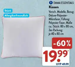 Aldi Süd EMMA ESSENTIALS Kissen Angebot