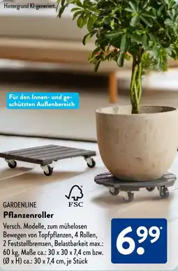 Aldi Süd GARDENLINE Pflanzenroller Angebot