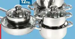 Thomas Philipps Edelstahl-Kochtopf-Set 12 tlg Angebot
