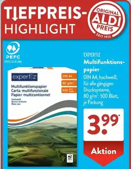Aldi Süd EXPERTIZ Multifunktionspapier Angebot