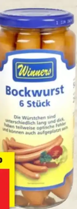 Thomas Philipps Winners 6 Bockwurst Angebot