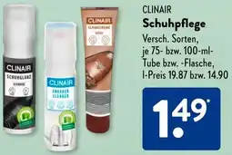 Aldi Süd CLINAIR Schuhpflege Angebot