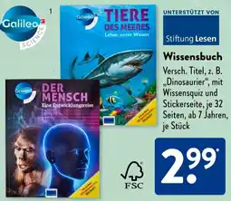 Aldi Süd Galileo Wissensbuch Angebot