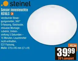 V Baumarkt Steinel Sensor-Innenleuchte RS16LS Angebot