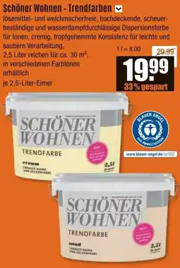 V Baumarkt Schöner Wohnen - Trendfarben Angebot
