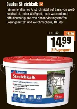 V Baumarkt Baufan Streichkalk Angebot