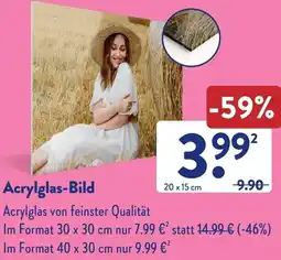 Aldi Süd Acrylglas-Bild Angebot