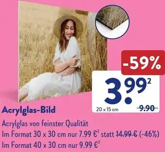 Aldi Süd Acrylglas-Bild Angebot