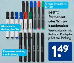 Aldi Süd EXPERTIZ Permanent oder Whiteboardmarker Angebot