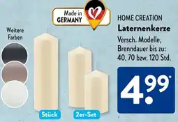 Aldi Süd HOME CREATION Laternenkerze Angebot