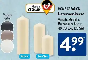 Aldi Süd HOME CREATION Laternenkerze Angebot