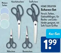 Aldi Süd HOME CREATION Scheren-Set Angebot
