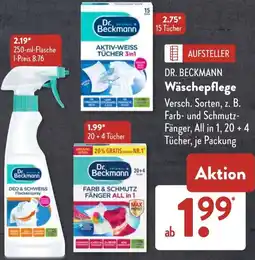 Aldi Süd DR. BECKMANN Wäschepflege Angebot