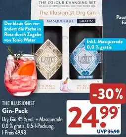 Aldi Süd THE ILLUSIONIST Gin-Pack Angebot
