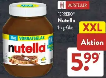 Aldi Süd FERRERO Nutella Angebot