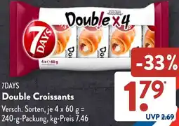 Aldi Süd 7DAYS Double Croissants Angebot
