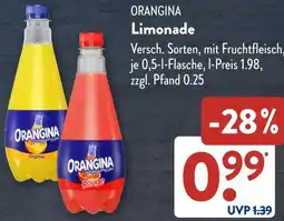 Aldi Süd ORANGINA Limonade Angebot