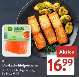 Aldi Süd Bio-Lachsfiletportionen Angebot