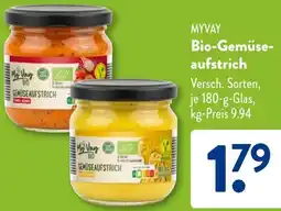 Aldi Süd MYVAY Bio-Gemüseaufstrich Angebot
