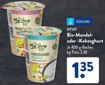 Aldi Süd MYVAY Bio-Mandel oder Kokosghurt Angebot