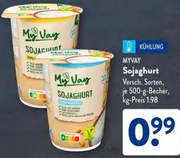 Aldi Süd MYVAY Sojaghurt Angebot