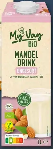 Aldi Süd MYVAY Bio Mandeldrink Angebot