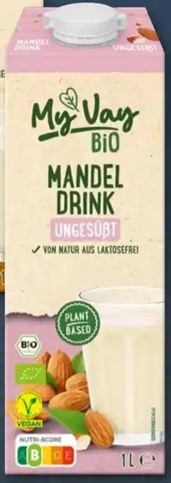 Aldi Süd MYVAY Bio Mandeldrink Angebot