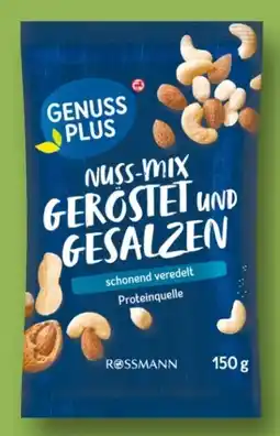 Rossmann Genuss Plus Nuss-Mix Geröstet und Gesalzen Angebot